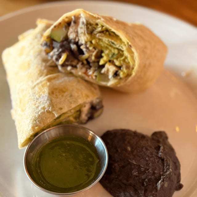Chicken Burro Lunch.