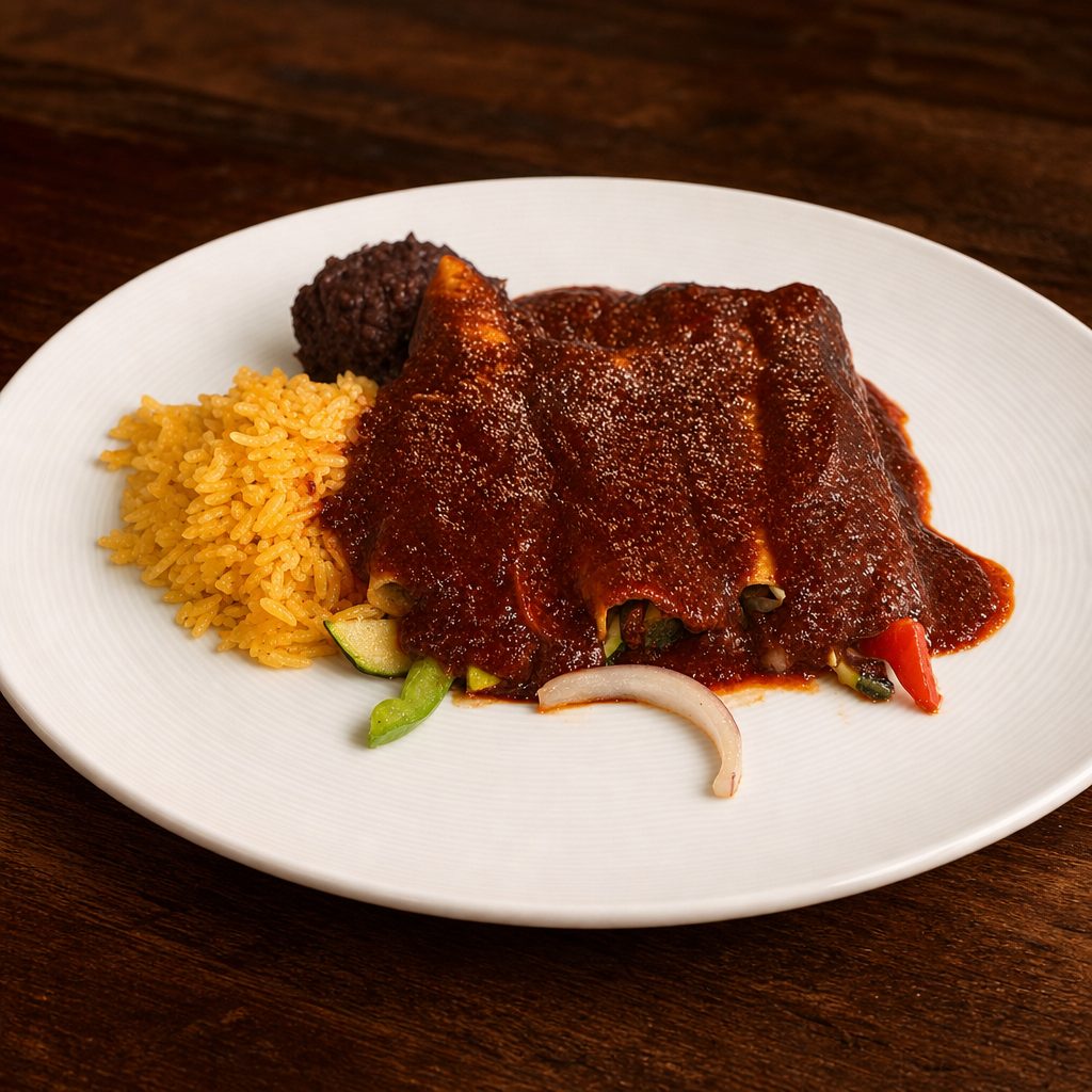 Vegetarian Enchiladas.