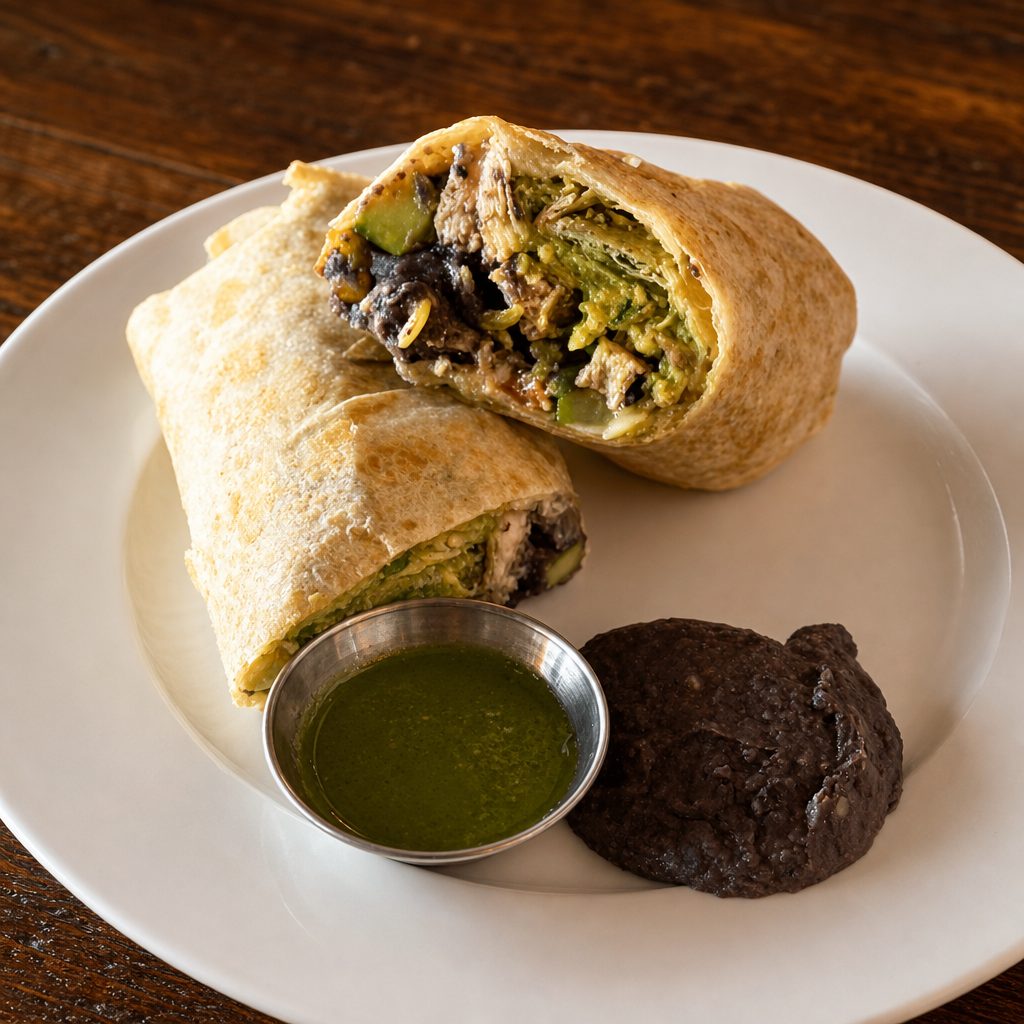 Chicken Burro Lunch.