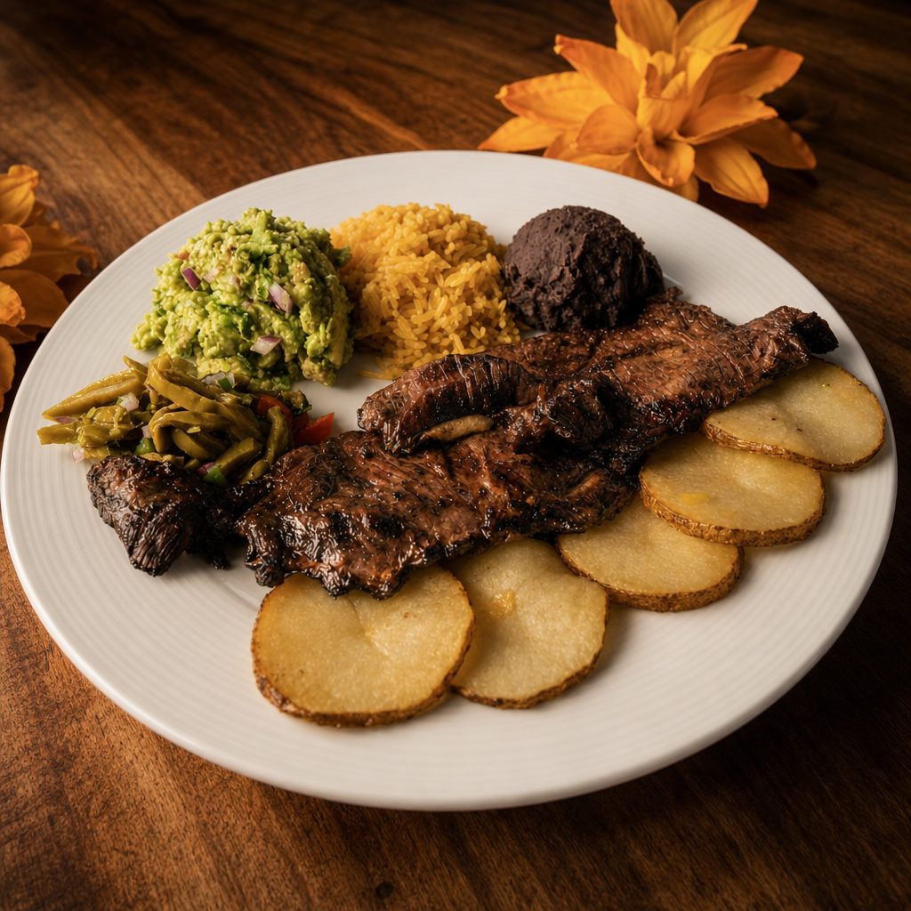 Arrachera ala Mexicana.