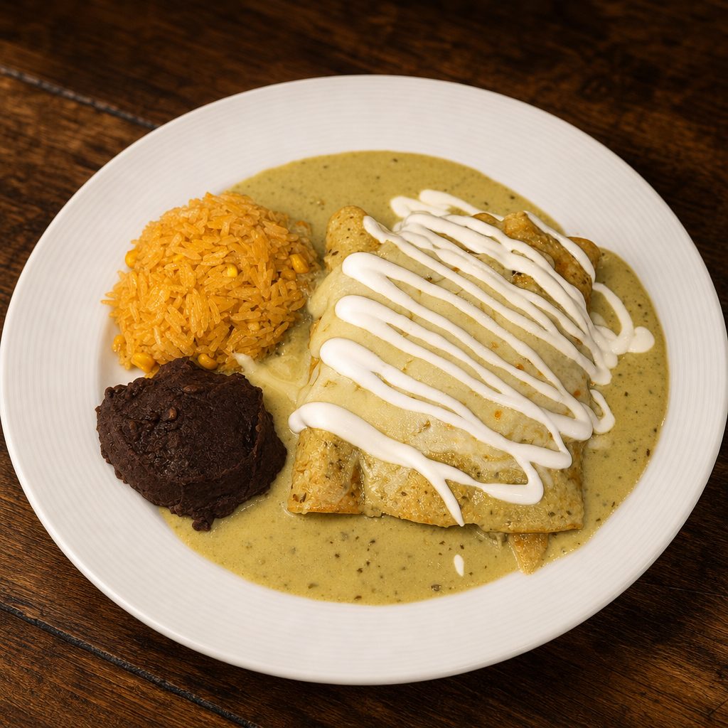 3 Suiza Enchiladas.