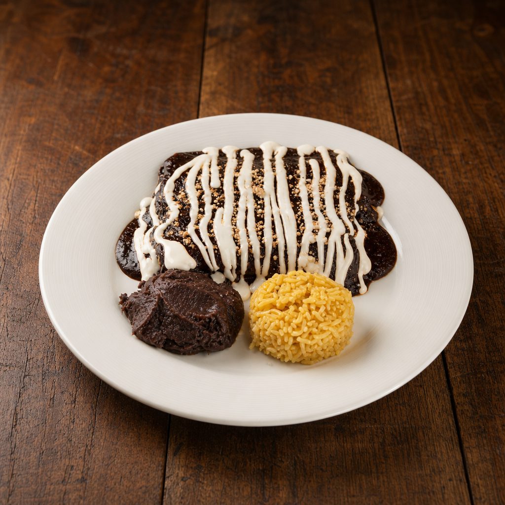 Mole Enchiladas.