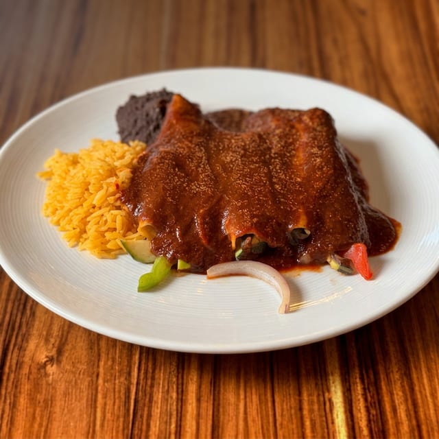 Vegetarian Enchiladas.