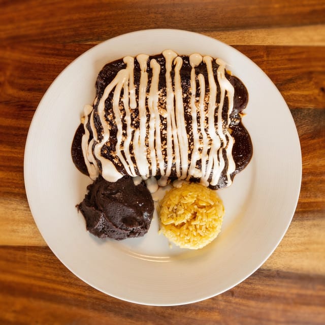 Mole Enchiladas.